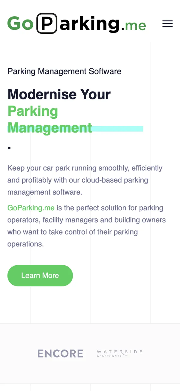 Go Parking on a phone